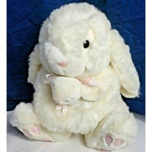 Vintage 94 Yes Club Plush Easter White Mama Bunny